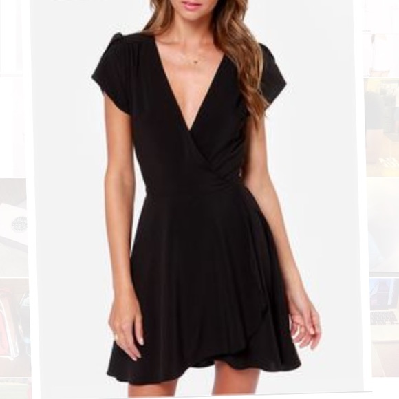 Anthropologie Dresses & Skirts - ❤️SALE❤️ Wilfred black silk deep v cut dress